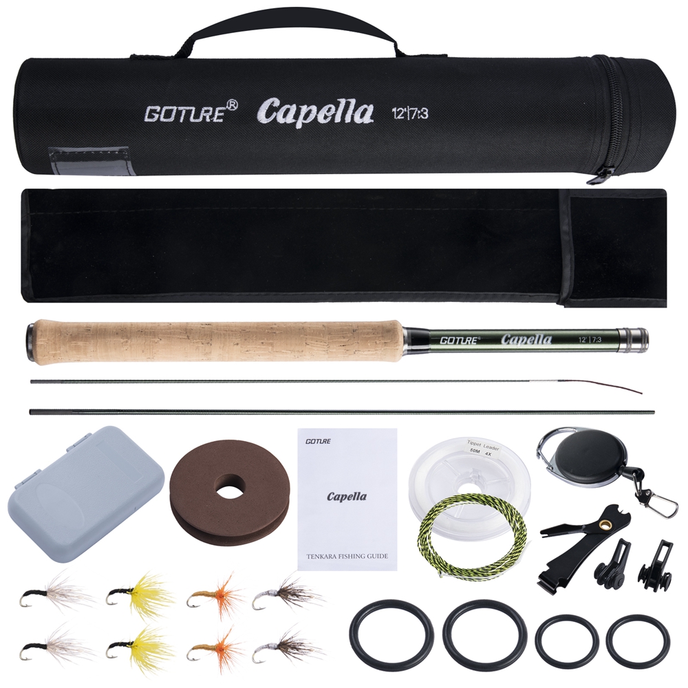 Fishing Rod Combo - Goture Tenkara يطير الصيد رود كومبو