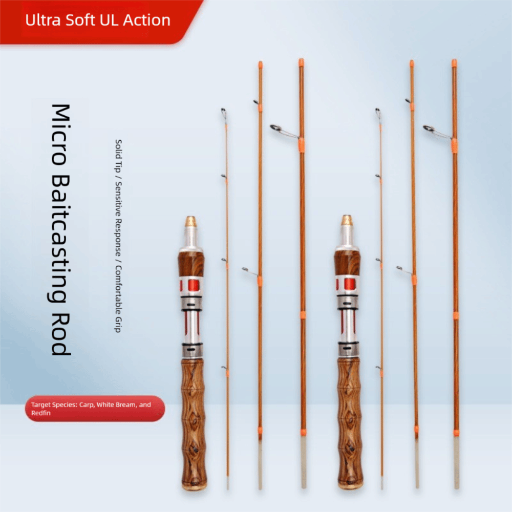 Fishing Rod Carbon Fiber - 2025 4 أقسام الغزل الصيد رود