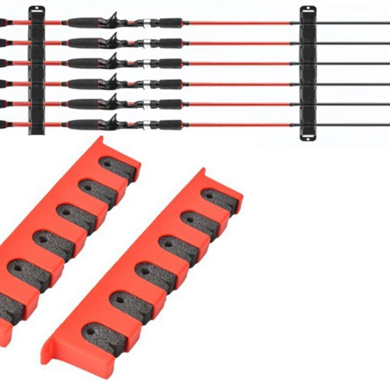 Fishing Rod Rack - حامل عمودي لقصبة الصيد، حامل جداري