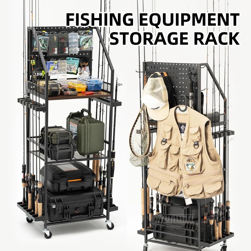 Fishing Rod Combo - رف صيد أصلي، حامل لقصبة الصيد