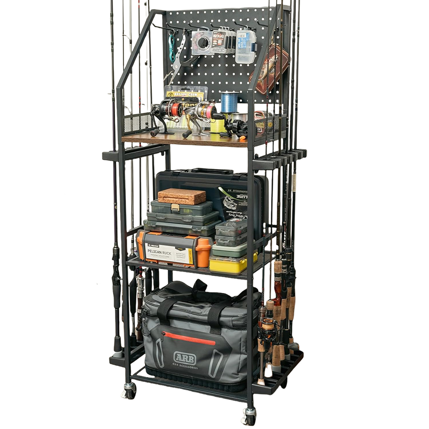 Fishing Rod Case - حاملات قصبات صيد متعددة الوظائف بثلاث