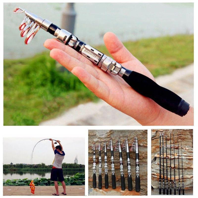 Fishing Rod Travel - قصبة صيد تلسكوبية قابلة للتعديل بطول