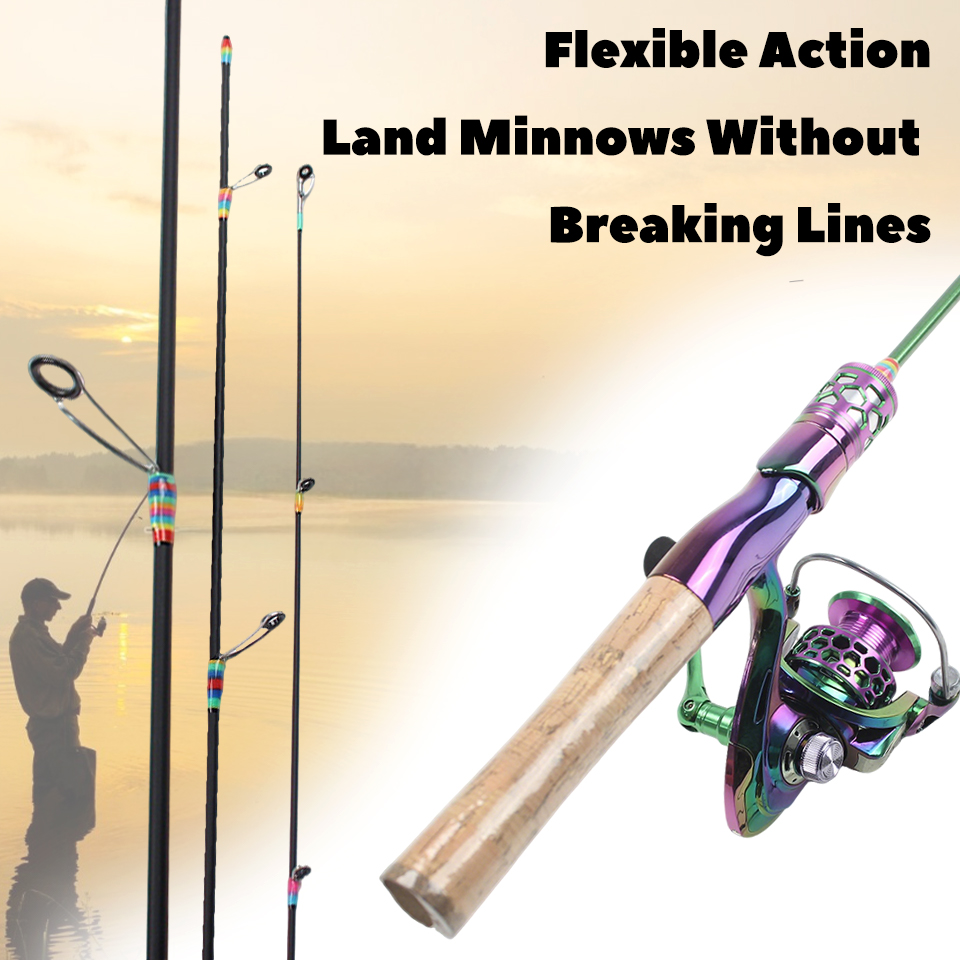 Fishing Rod Carbon Fiber - قصبة صيد بأربعة أقسام، مصنوعة من