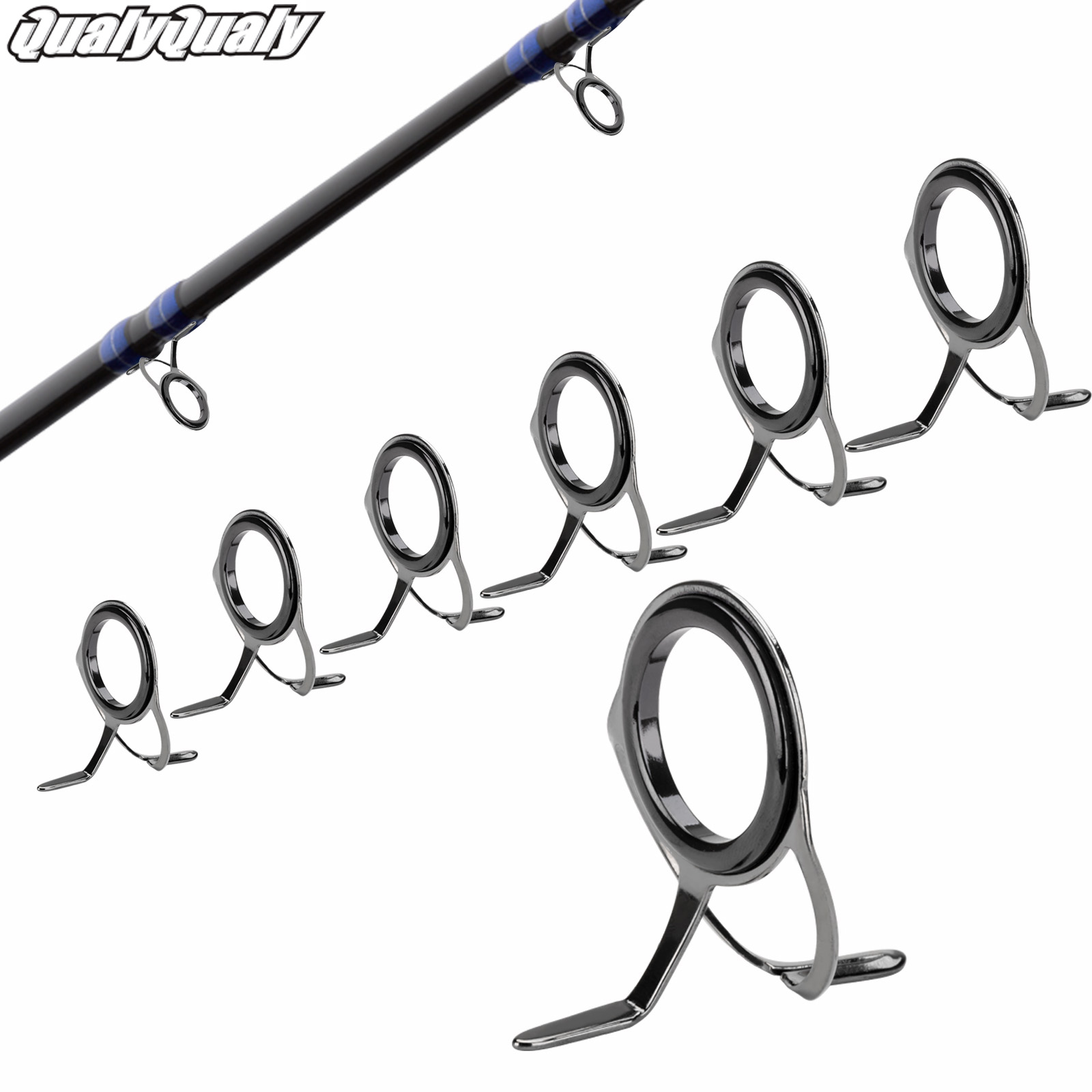 7 قطعة الصيد رود أدلة طقم تصلي - مراجعة Fishing Rod Repair Kit وسعره