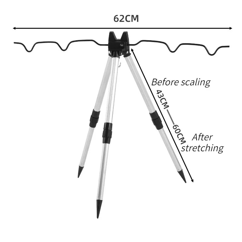 طقم واحد من حامل صيد تلسكوبي م - مراجعة Fishing Rod Telescopic وسعره