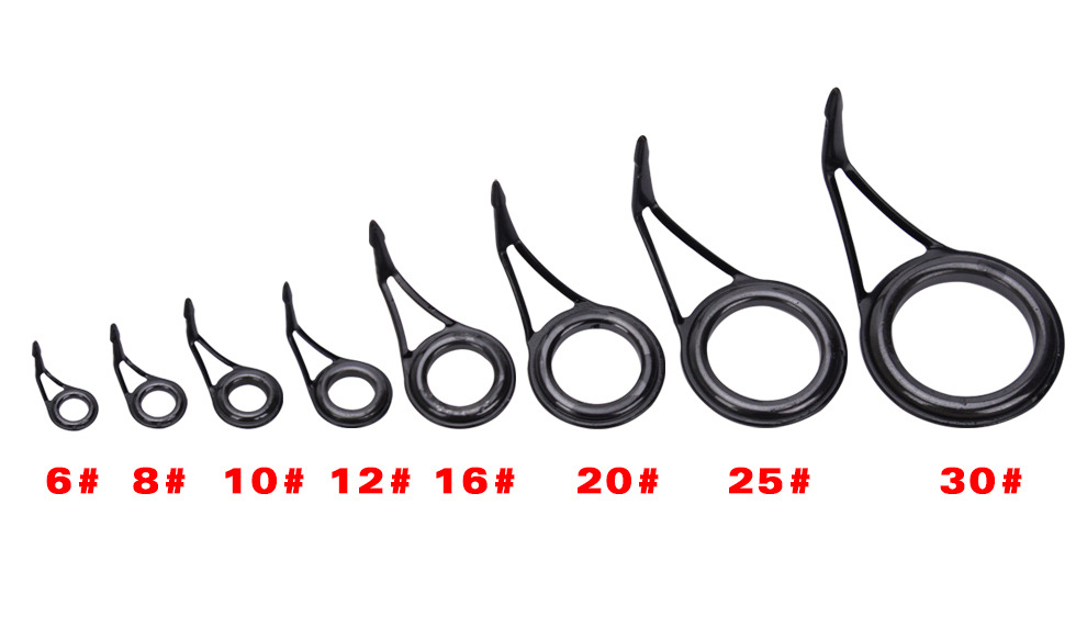 الصيد رود دليل حلقة الفولاذ ال - مراجعة Fishing Rod Guide Replacement وسعره