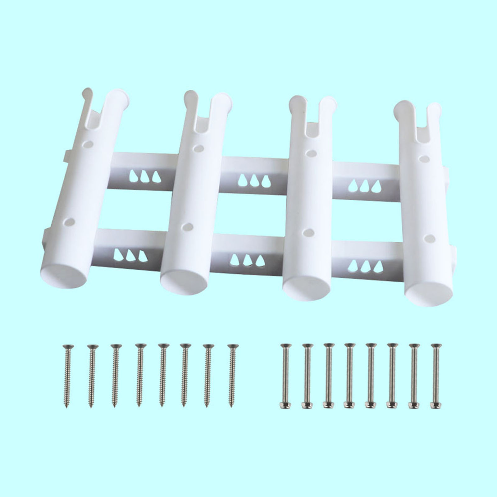حامل صنارة الصيد 4 أقطاب محمول - مراجعة Fishing Rod Holder وسعره