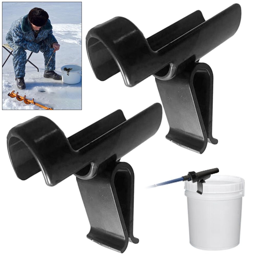 1 قطعة قضيب دلو تخزين حامل متع - مراجعة Fishing Rod Ice وسعره