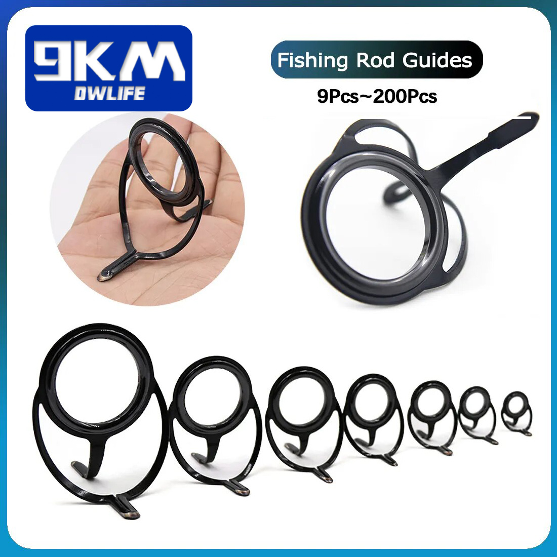 الصيد رود طقم تصليح الغزل قضيب - مراجعة Fishing Rod Repair Kit وسعره