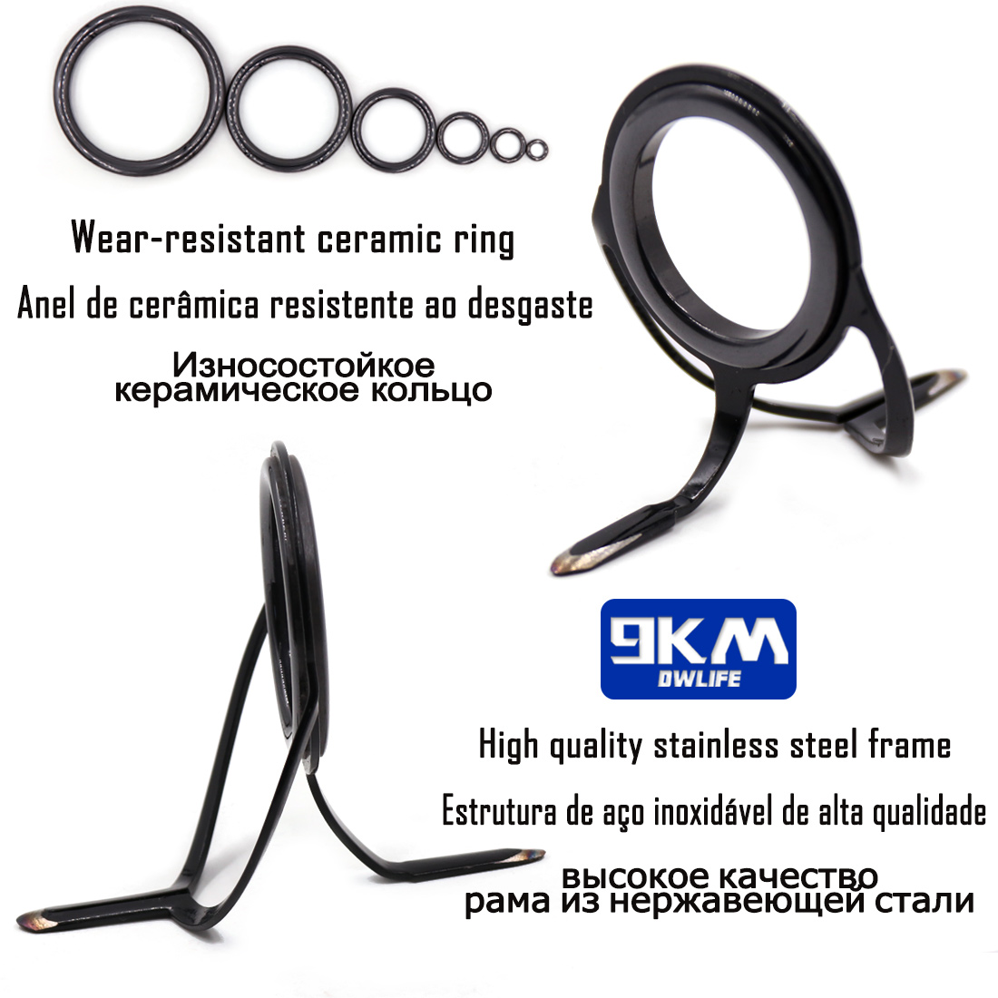 الصيد رود طقم تصليح الغزل قضيب - مراجعة Fishing Rod Repair Kit وسعره