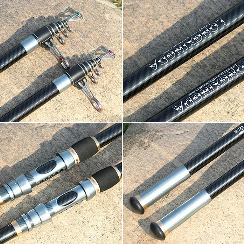تلسكوبي الصيد رود 3.9 متر 4.2  - مراجعة Fishing Rod Surf وسعره