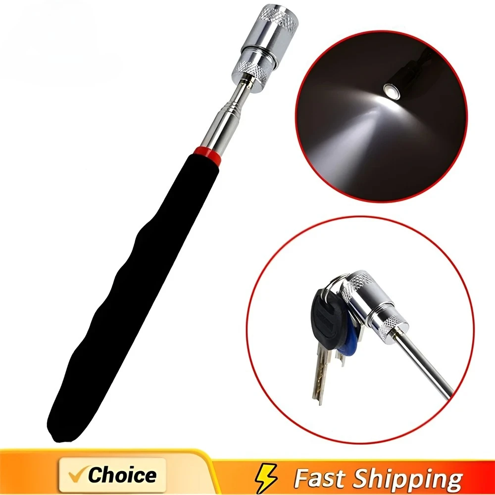 قلم مغناطيسي تلسكوبي مع ضوء LE - مراجعة Fishing Rod Travel وسعره