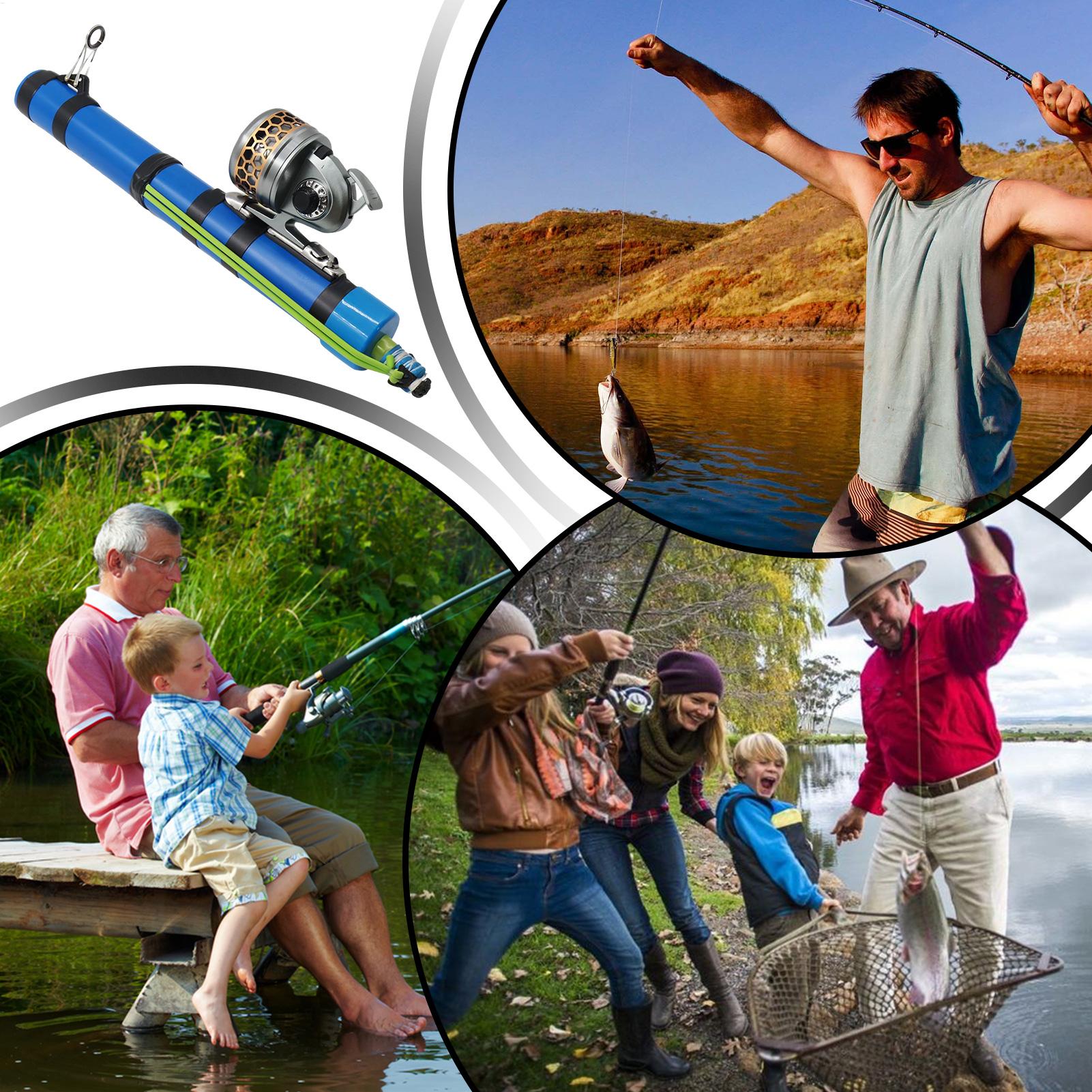 قصبة صيد خشبية مقلاع تصميم أدا - مراجعة Fishing Rod Combo وسعره