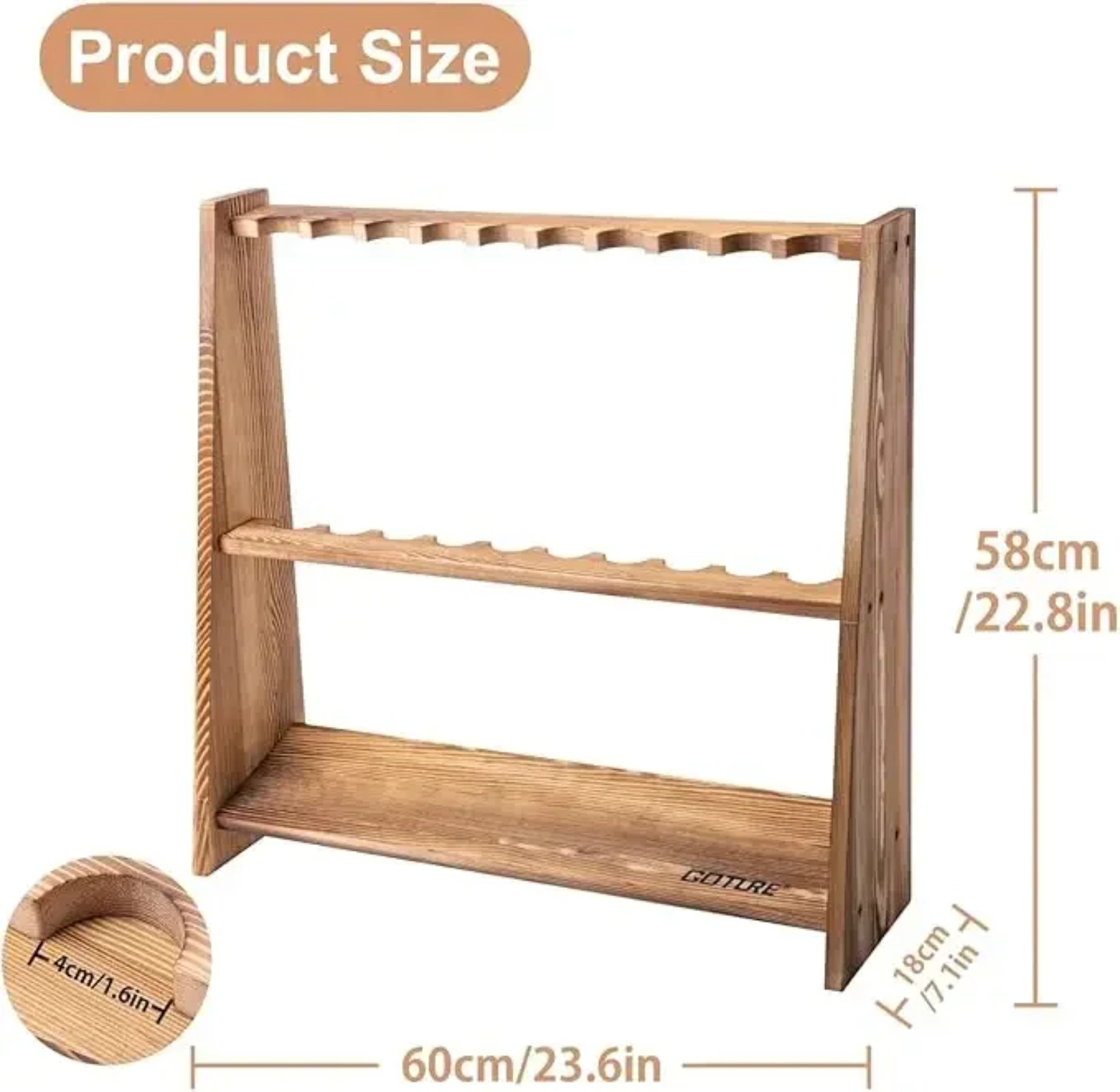 حامل قصبات صيد السمك من خشب ال - مراجعة Fishing Rod Rack وسعره