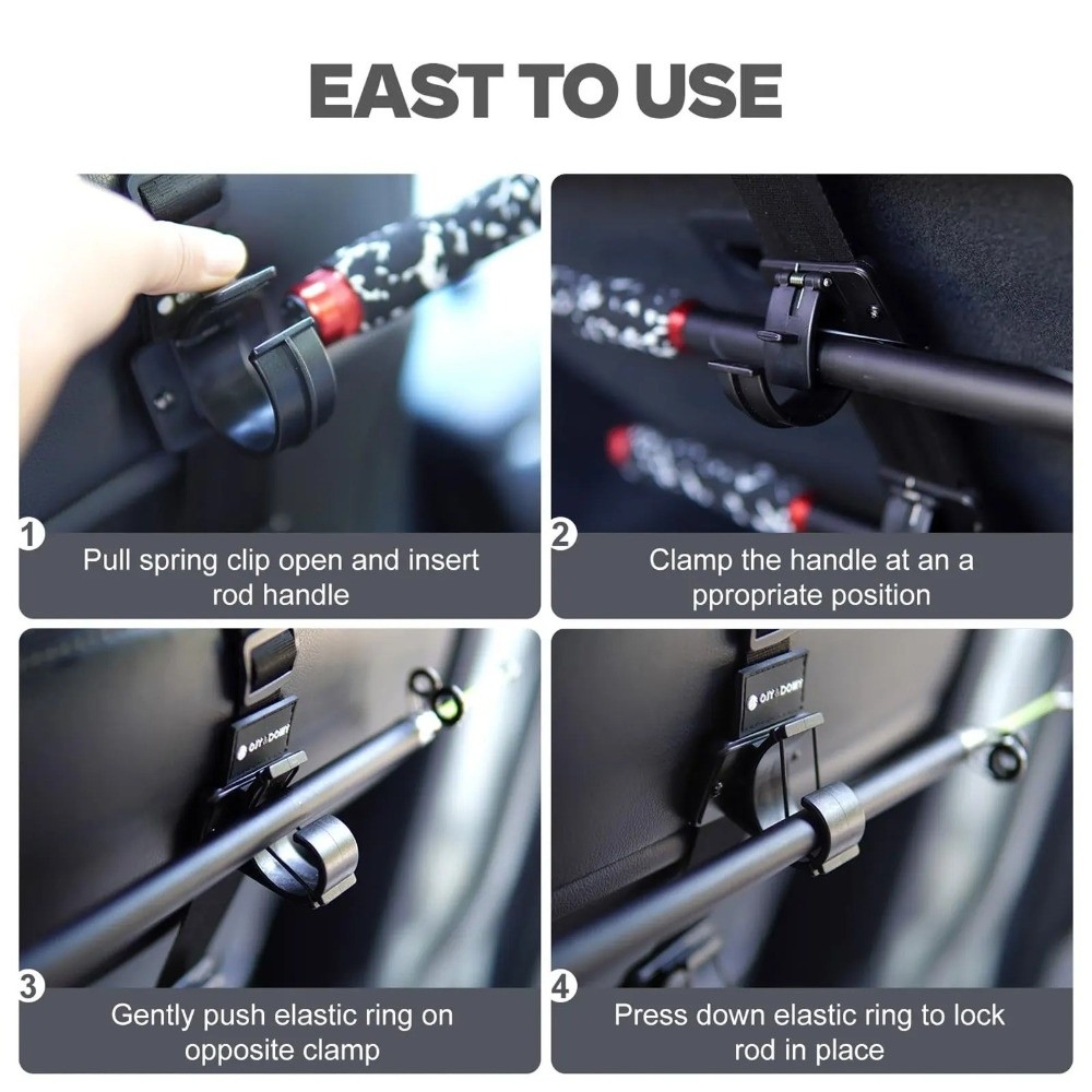 حامل قصبة صيد للسيارة بـ 6 موا - مراجعة Fishing Rod Repair Kit وسعره
