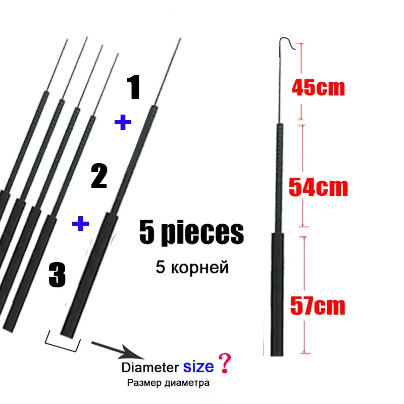 4.1 مللي متر-6.4 مللي متر 5 قط - مراجعة Fishing Rod Tip Replacement وسعره