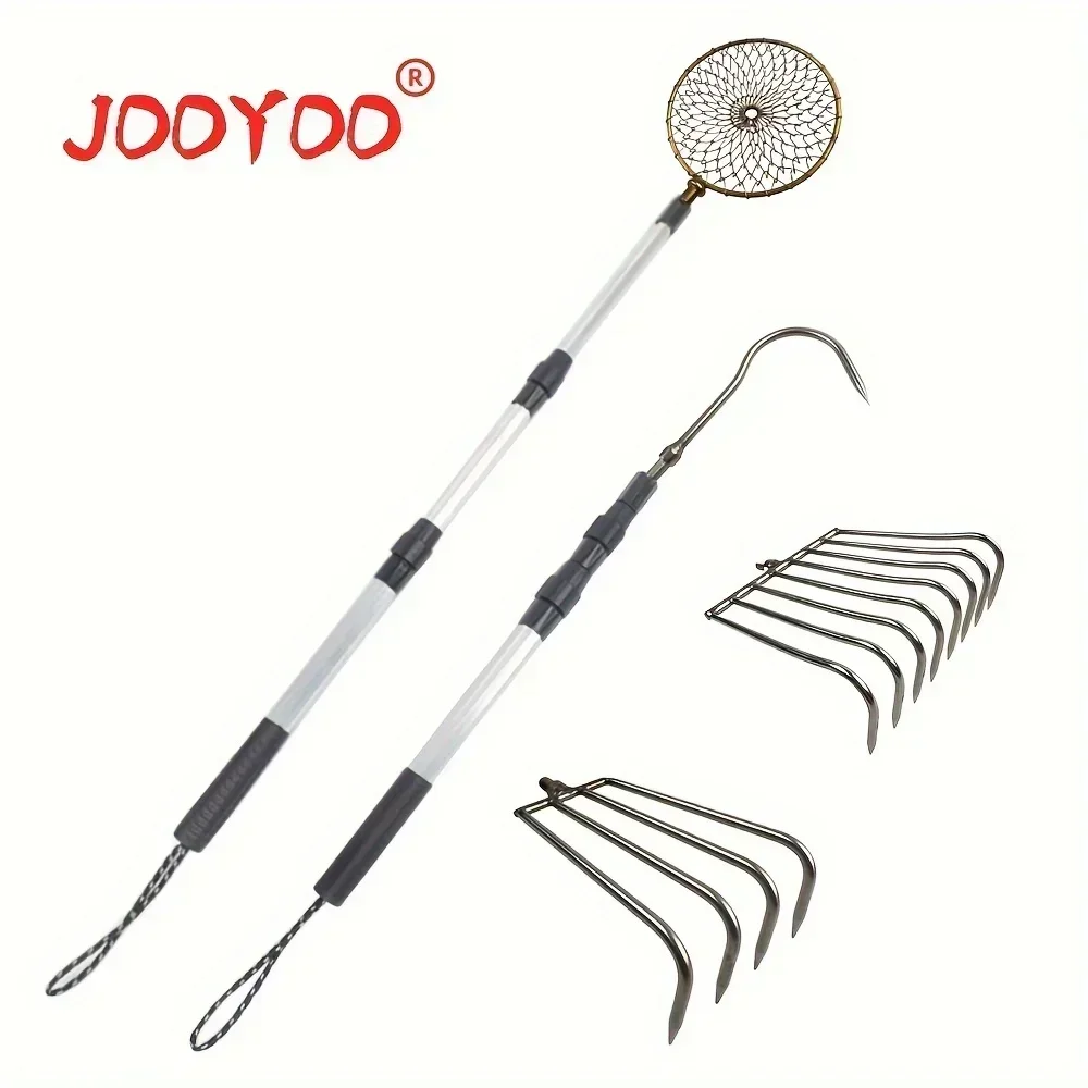 1 قطعة JOOYOO تلسكوبي الألومني - مراجعة Fishing Rod Ice وسعره