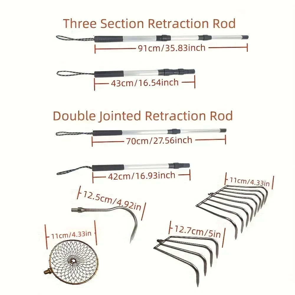 1 قطعة JOOYOO تلسكوبي الألومني - مراجعة Fishing Rod Ice وسعره