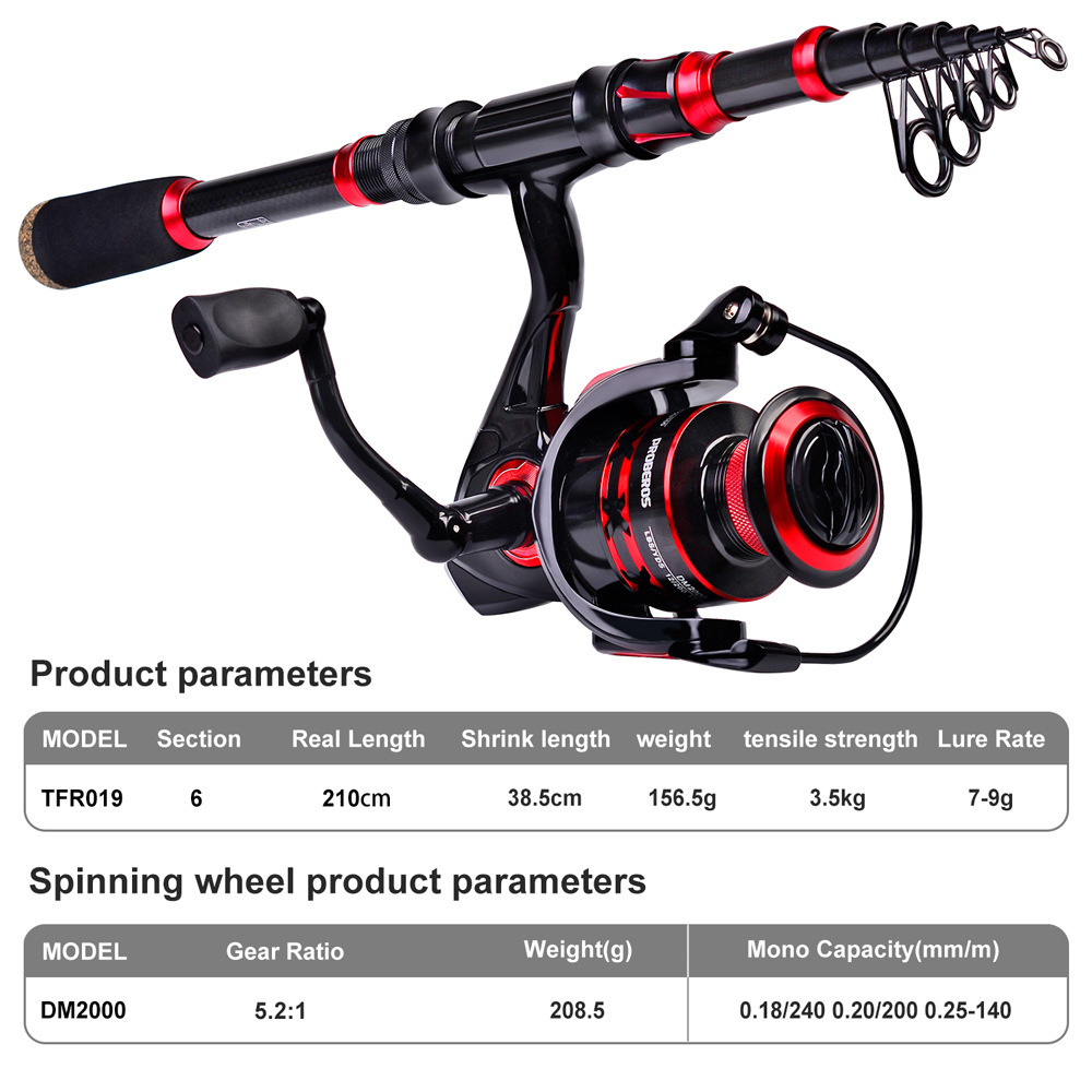 طقم صيد كامل من ألياف الكربون  - مراجعة Fishing Rod Carbon Fiber وسعره