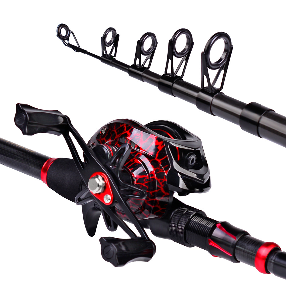 طقم صيد كامل من ألياف الكربون  - مراجعة Fishing Rod Carbon Fiber وسعره