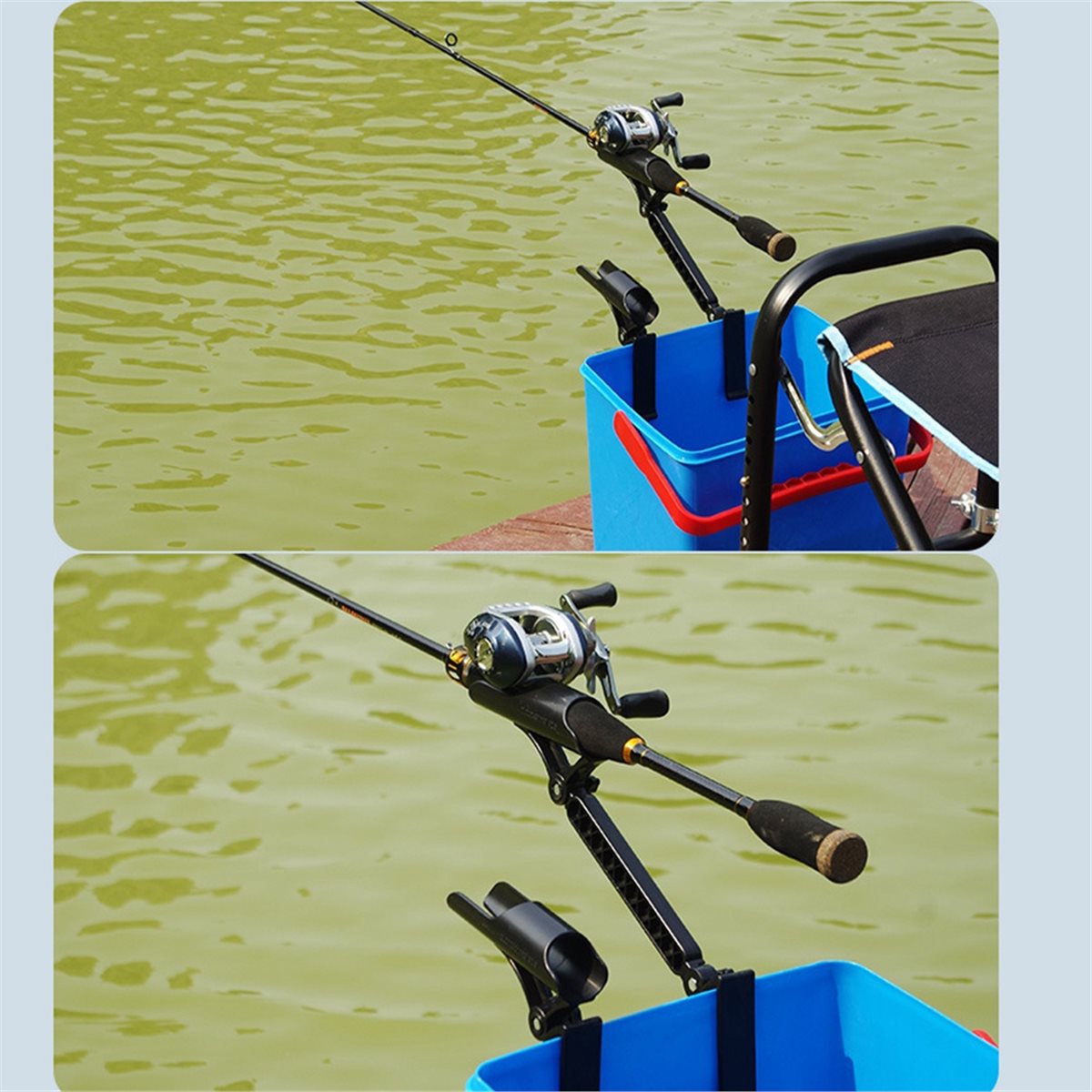 حامل صنارة صيد الجليد القابل ل - مراجعة Fishing Rod Ice وسعره