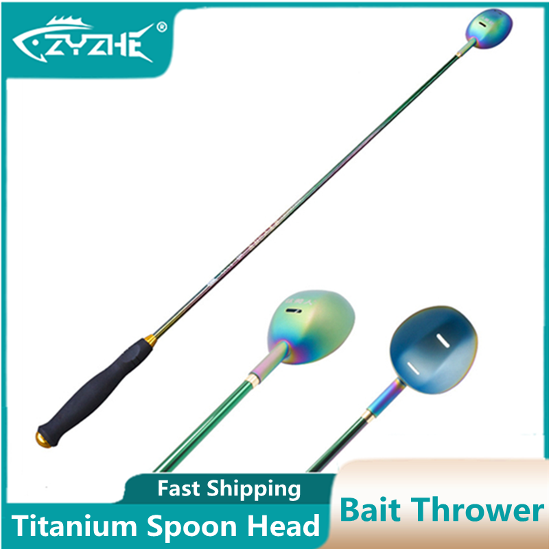 قاذف الطعم ZYZHE برأس من التيت - مراجعة Fishing Rod Carbon Fiber وسعره