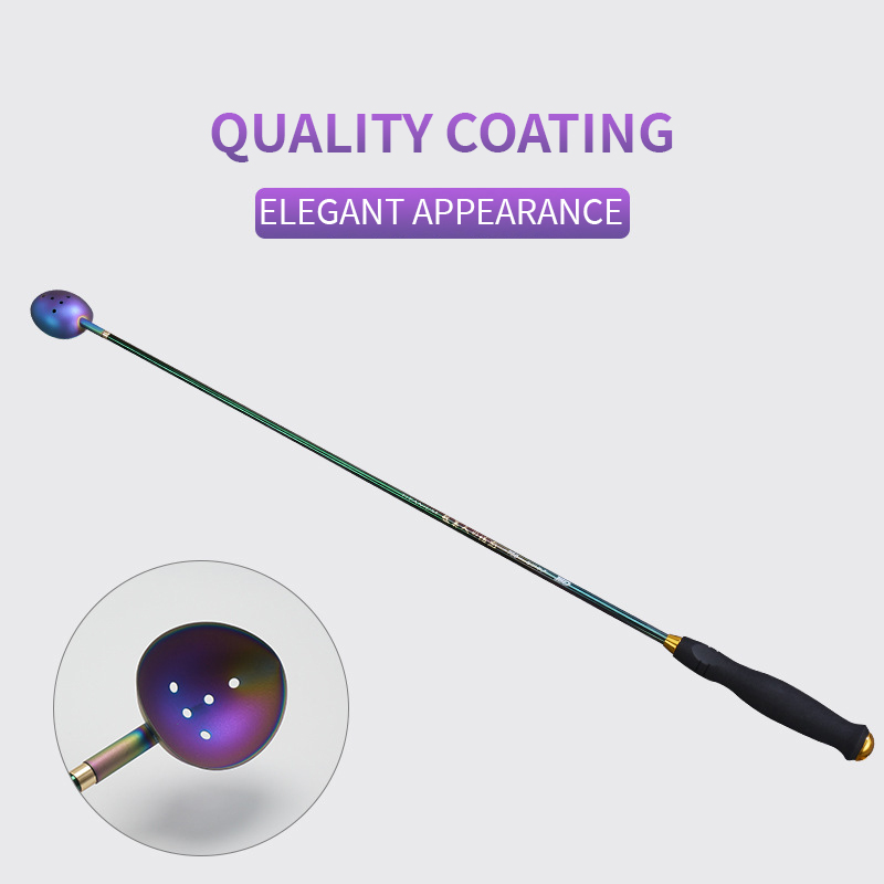 قاذف الطعم ZYZHE برأس من التيت - مراجعة Fishing Rod Carbon Fiber وسعره