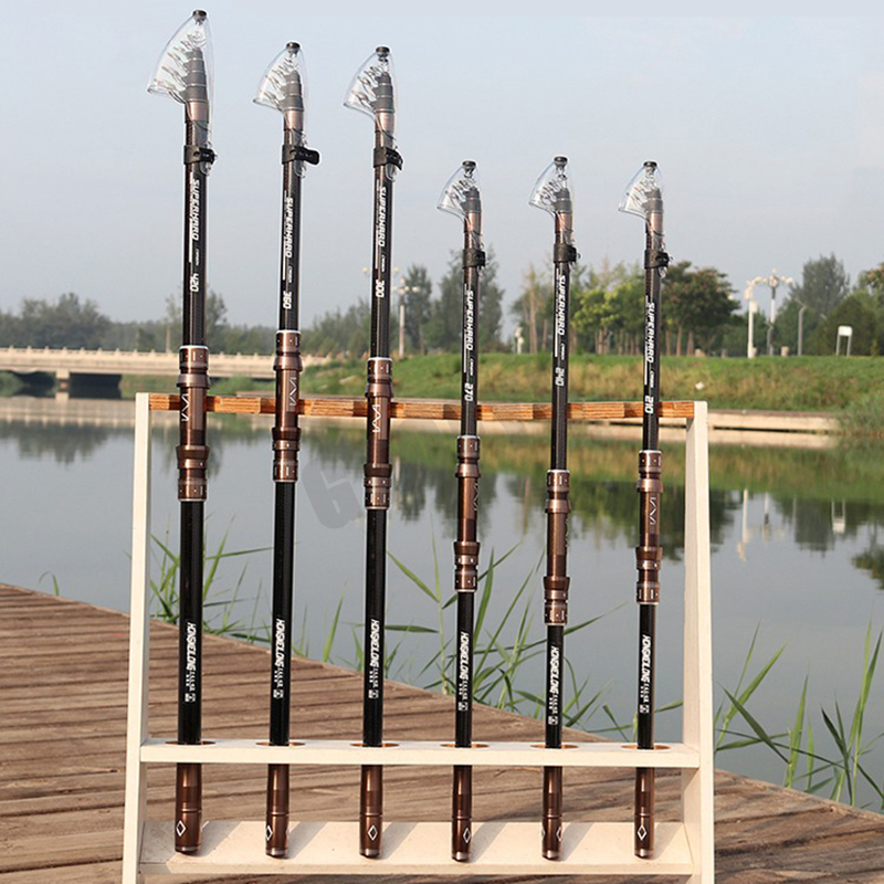 قصبة صيد تلسكوبية من الكربون ب - مراجعة Fishing Rod Surf وسعره