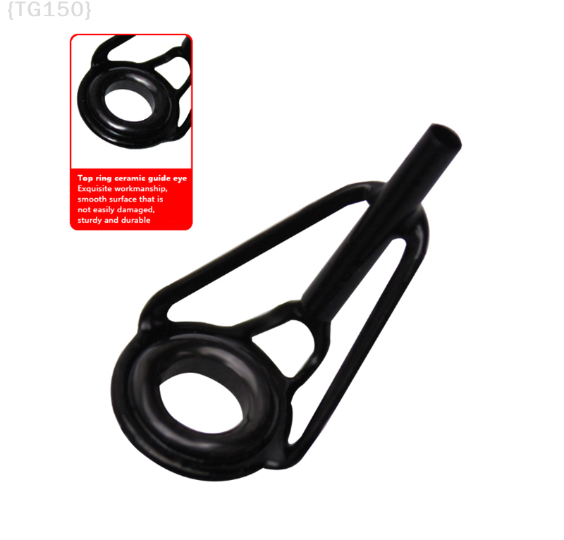 【F2-TG150】حلقات توجيه لطرف صنا - مراجعة Fishing Rod Repair Kit وسعره