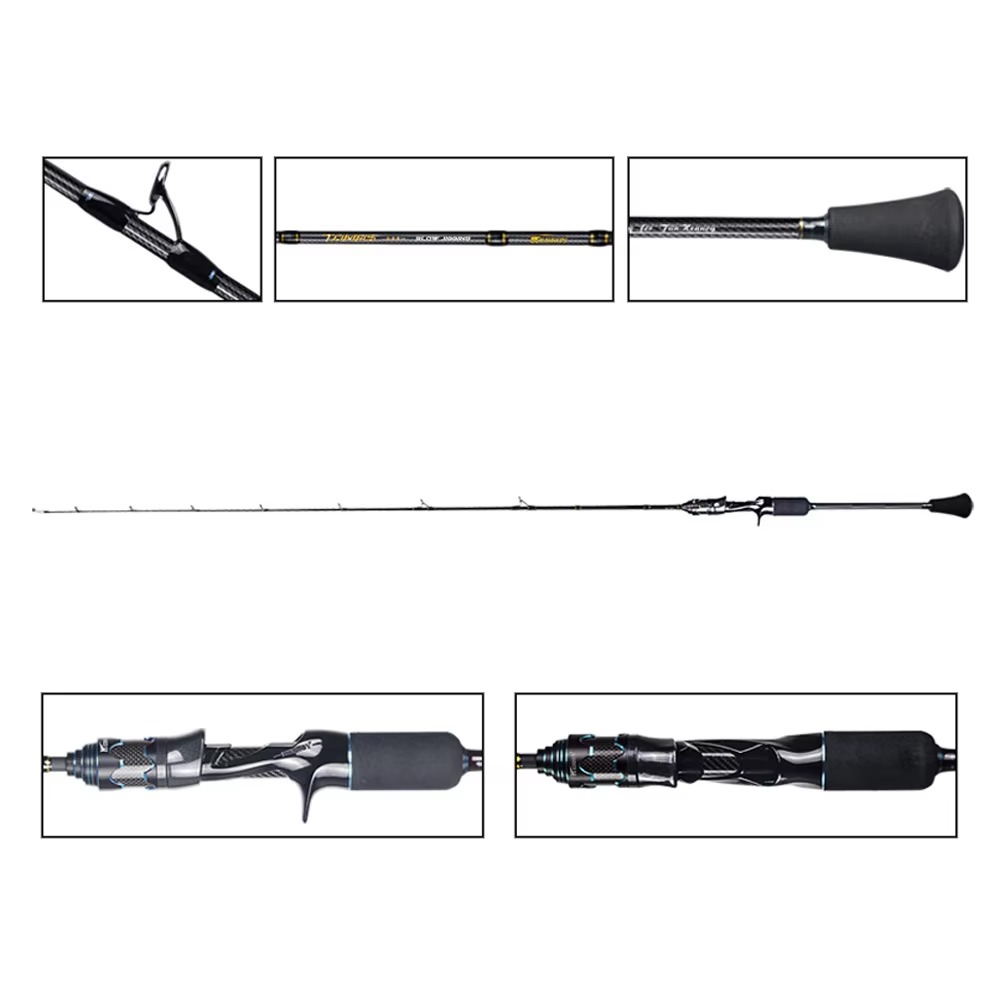 قصبة صيد عالية الجودة من الكرب - مراجعة Fishing Rod Casting وسعره
