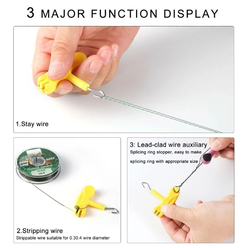 1 قطعة جديد 3 في 1 أداة صيد سم - مراجعة Fishing Rod Building Kit وسعره