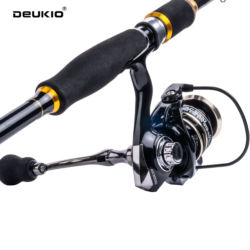 طقم صيد DEUKIO يتكون من قصبة ص - مراجعة Fishing Rod Carbon Fiber وسعره