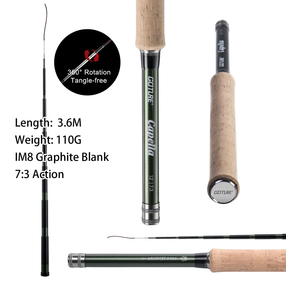 طقم صيد السمك بالذباب من جوتور - مراجعة Fishing Rod Combo وسعره